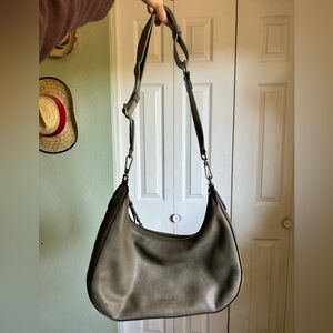 Calvin Klein Medium Leather Shoulder Bag